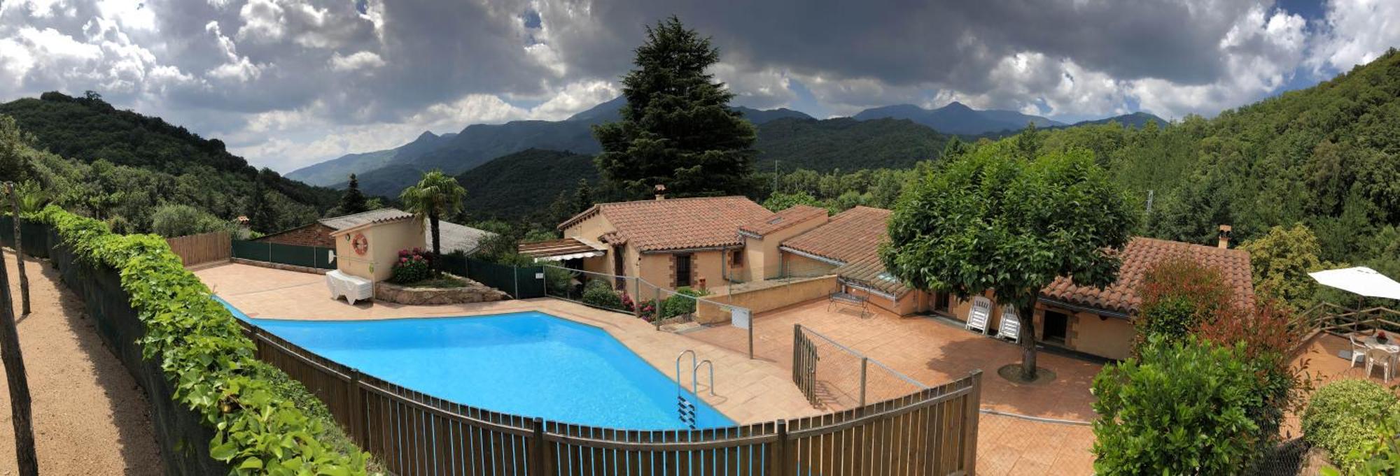 Apartamento En Pleno Montseny Mas Romeu Turisme Rural アルブシエス エクステリア 写真